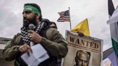 הפגנה בעד חמאס ביוהנסבורג. | AFP