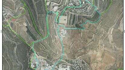 האדמות שנוספו לשטחי מועצת גוש עציון. | מועצת גוש עציון