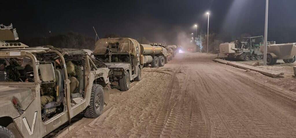 שיירת אספקת ציוד של חטיבה 460. | דובר צה"ל