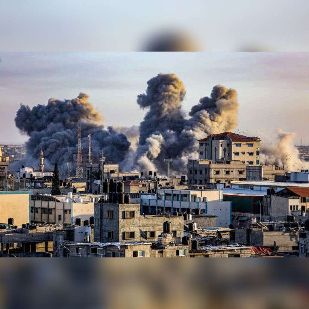 תקיפת חיל האוויר בדרום רצועת עזה. אילוסטרציה | עבד רחים חטיב, פלאש 90