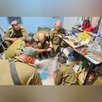 מפקדי חטיבה 460 מתכננים הובלת ציוד לתוך עזה. | דובר צה"ל