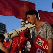 ארכיון - הפגנה של חד"ש.