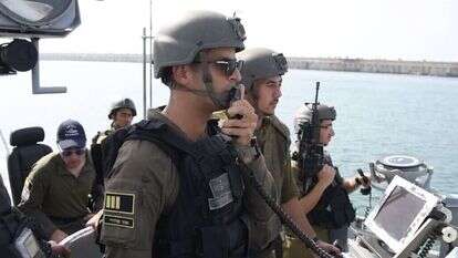 כוחות חיל הים בשת"פ עם גולני. | מסך מתוך סרטון של דו"צ