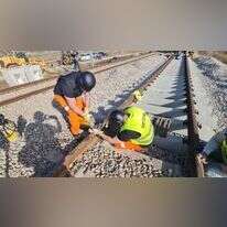 פעולות שיקום מסילות הרכבת בדרום. | רכבת ישראל