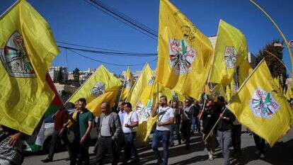 הפגנות תמיכה בעזה, שהתקיימה בחברון. | ויסאם השלמון - פלאש 90