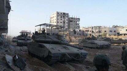 כוחות שיריון ברצועת עזה, השבוע. | איי.אף.פי