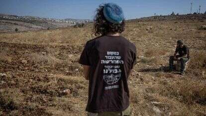 מתיישבים במאחז ברמת מגרון, אילוסטרציה | חיים גולדברג/פלאש90