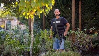 גיא טייר, בעל העסק "גיא ונוף" לתכנון ועיצוב סביבתי. | אריק סולטן