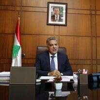 עבאס איברהים בלשכתו בביירות, בתפקידו כראש המודיעין הלבנוני, 2020. | איי. אף. פי