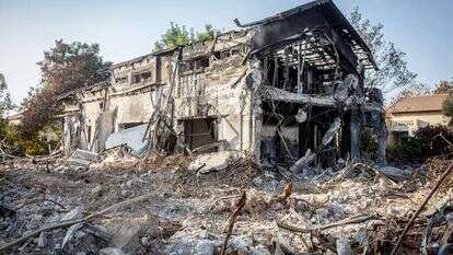 החורבן בבארי. | אדי ישראל, פלאש 90