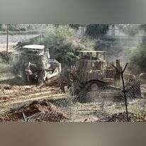 דחפורי D9 ברצועת עזה. | דובר צה"ל