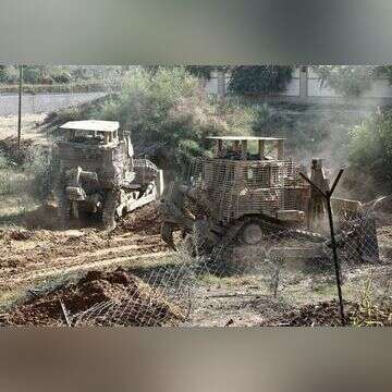 דחפורי D9 ברצועת עזה. | דובר צה"ל