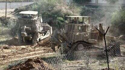 דחפורי D9 ברצועת עזה. | דובר צה"ל