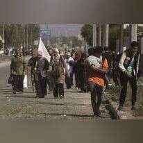 אזרחים עוזבים את צפון רצועת עזה | AP