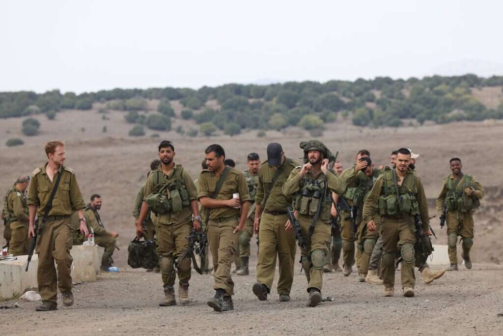 חיילי מילואים ברמת הגולן. | דוד כהן, פלאש 90