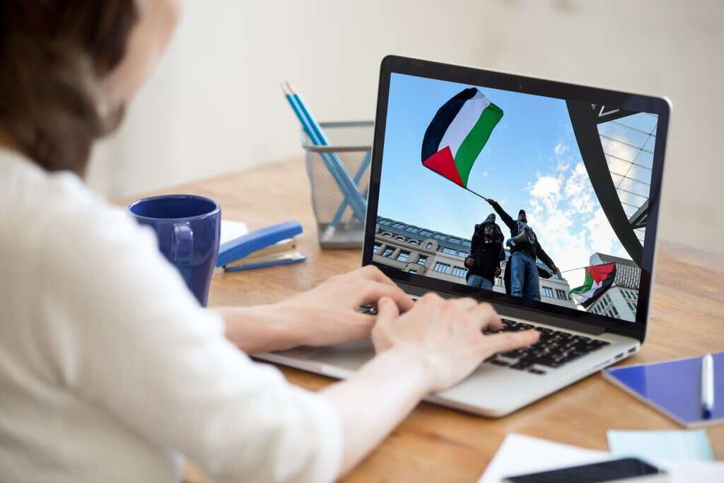 הסתה נגד ישראל ברשתות החברתיות. צילומים: AFP ושאטרסטוק