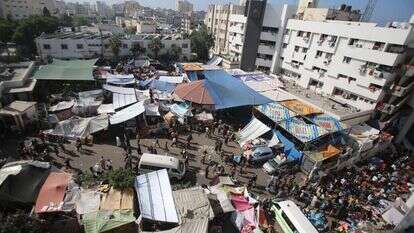 בית החולים שיפאא בעזה. | AFP