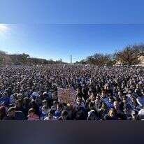 עצרת ענק בוושינגטון למען ישראל. | אריאל שנבל