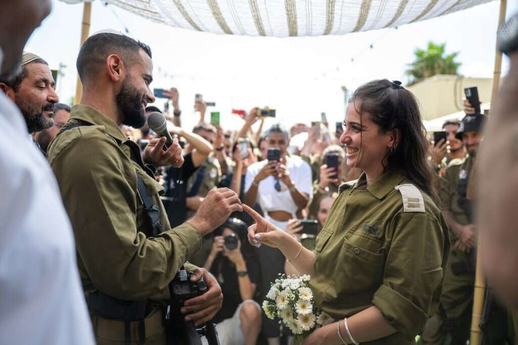 תמר ואדיר. בסיס אורים. | גטי אימג'ס