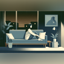 התמדדות עם טראומה. איור: Dall-e3