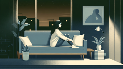 התמדדות עם טראומה. איור: Dall-e3