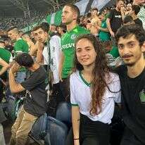 ענבר היימן ובן זוגה נועם אלון, | באדיבות המשפחה