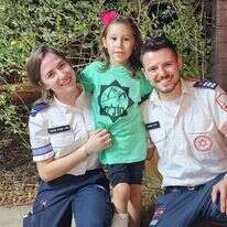 ירין שטרית, אופק וגלי-שייה סימון. | דוברות מד"א