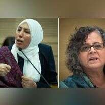 אימאן ח'טיב-יאסין ועאידה תומא סלימאן. צילומים: יונתן זינדל, פלאש 90