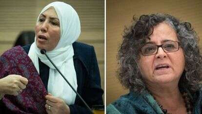 אימאן ח'טיב-יאסין ועאידה תומא סלימאן. צילומים: יונתן זינדל, פלאש 90