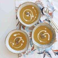 מרק בטטה וערמונים. | אפרת ליכטנשטט