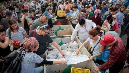 שוק תוצרת חקלאית מעוטף עזה. | נועם ריבקין פנטון, פלאש 90