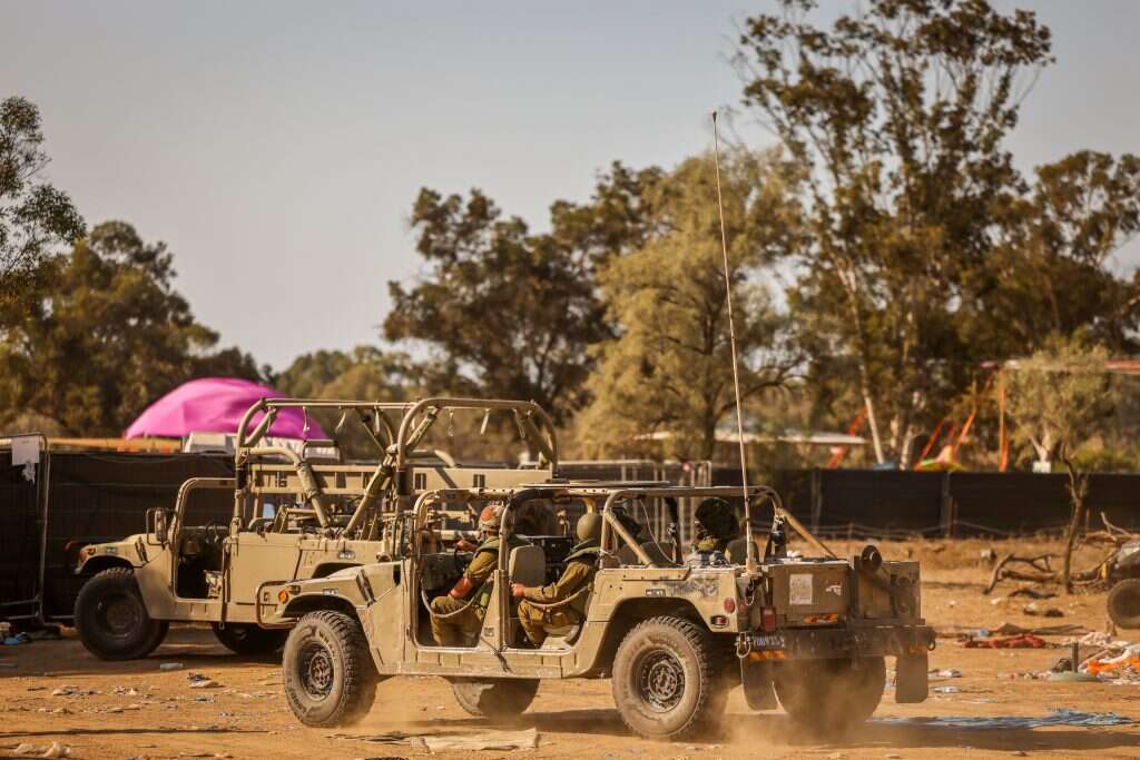 אזור המסיבה בה נהרגו ונחטפו מאות ישראלים. | חיים גולדברג/פלאש 90