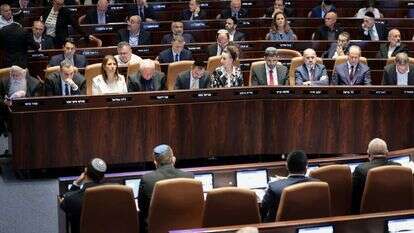 ישיבת מליאה בכנסת באוקטובר 2023. | נועם רבקין פנטון/פלאש90