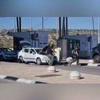 זירת הפיגוע במחסום המנהרות, נובמבר. | דוברות המשטרה