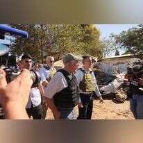 שר החוץ של האיחוד האירופי, ג'וזף בורל, בקיבוץ בארי. | רונן חורש, משרד החוץ