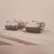 שלג בפסגת החרמון. . | אתר החרמון