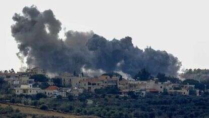 תקיפה ישראלית בלבנון. | AFP