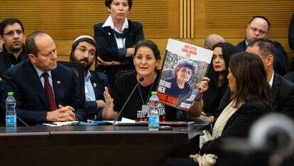 משפחות החטופים בוועדת הכנסת. | אורן בן חקון, פלאש 90