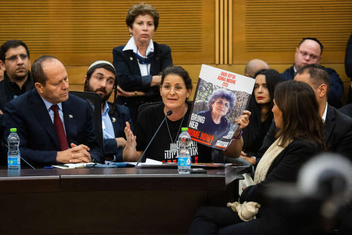 משפחות החטופים בוועדת הכנסת. | אורן בן חקון, פלאש 90