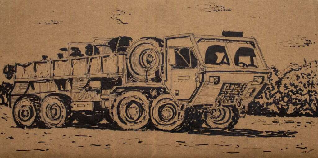 רישום של חייל מילואים. | עטרה חדד