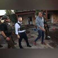 לא בחר בדרך הקלה. סמוטריץ' מסייר בקיבוץ כפר־עזה. | איי.אף.פי