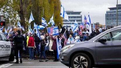 עצרת פרו־ישראלית בארה"ב,. | איי.פי