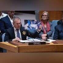 גלעד ארדן בדיון על הנשים בעזה. | ÜN photo/Evan Schneider