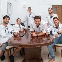 גרעין של"ף בני עקיבא קריית־שמונה, מימין לשמאל: יוסף חיים אדרעי, 17, חספין | אור מוק, 17.5, אריאל | איתמר מונזון, 17, מזכרת־בתיה | ישי שוקרון, 17.5, רמת־גן | אופק ליבוביץ, 17.5, פתח־תקווה | נריה דיין, 17.5, ירושלים. | אייל מרגולין, ג׳יני גרעין של"ף בני עקיבא קריית־שמונה, מימין לשמאל: יוסף חיים אדרעי, 17, חספין | אור מוק, 17.5, אריאל | איתמר מונזון, 17, מזכרת־בתיה | ישי שוקרון, 17.5, רמת־גן | אופק ליבוביץ, 17.5, פתח־תקווה | נריה דיין, 17.5, ירושלים. | אייל מרגולין, ג׳יני