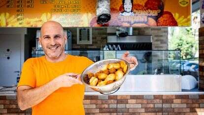 חיים ברוקס, בעל פלאפל התקווה באשדוד. | אריק סולטן