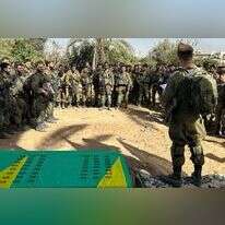 לוחמי סיירת גולני מסיימים מסלול בלב עזה. | דו"צ