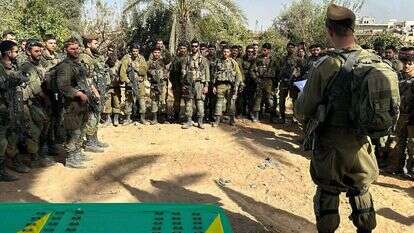 לוחמי סיירת גולני מסיימים מסלול בלב עזה. | דו"צ