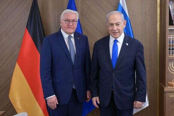 פגישת ראש הממשלה בנימין נתניהו עם נשיא גרמניה פרנק וולטר שטיינמאייר. | עמוס בן גרשום לע"מ