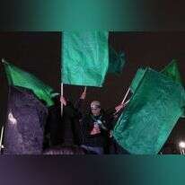 פעילי ותומכי חמאס ברצועת עזה. | EPA