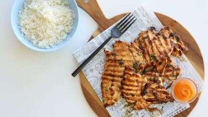 חזה עוף צלוי במרינדה אסייתית. | אפרת ליכטנשטט